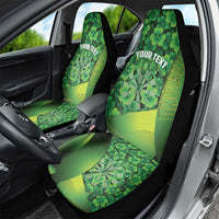 Personalised Ireland Darts Car Seat Cover Dartboard Irish Shamrock Pattern - Wonder Print Shop