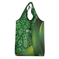 Personalised Ireland Darts Grocery Bag Dartboard Irish Shamrock Pattern - Wonder Print Shop