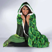 Personalised Ireland Darts Hooded Blanket Dartboard Irish Shamrock Pattern - Wonder Print Shop