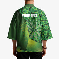 Personalised Ireland Darts Kimono Dartboard Irish Shamrock Pattern - Wonder Print Shop