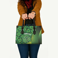 Personalised Ireland Darts Leather Bag Dartboard Irish Shamrock Pattern - Wonder Print Shop