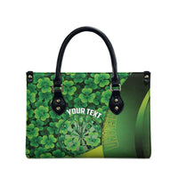 Personalised Ireland Darts Leather Bag Dartboard Irish Shamrock Pattern - Wonder Print Shop