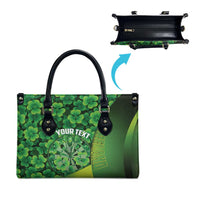 Personalised Ireland Darts Leather Bag Dartboard Irish Shamrock Pattern - Wonder Print Shop