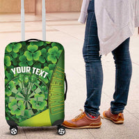 Personalised Ireland Darts Luggage Cover Dartboard Irish Shamrock Pattern - Wonder Print Shop