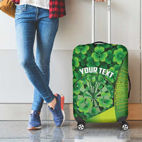 Personalised Ireland Darts Luggage Cover Dartboard Irish Shamrock Pattern - Wonder Print Shop
