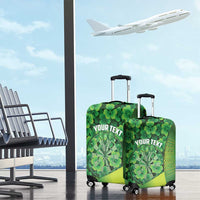 Personalised Ireland Darts Luggage Cover Dartboard Irish Shamrock Pattern - Wonder Print Shop