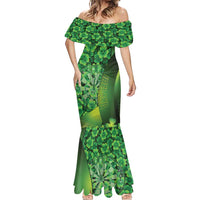 Personalised Ireland Darts Mermaid Dress Dartboard Irish Shamrock Pattern - Wonder Print Shop