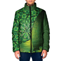 Personalised Ireland Darts Padded Jacket Dartboard Irish Shamrock Pattern - Wonder Print Shop
