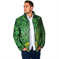 Personalised Ireland Darts Padded Jacket Dartboard Irish Shamrock Pattern - Wonder Print Shop