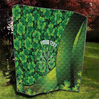 Personalised Ireland Darts Quilt Dartboard Irish Shamrock Pattern - Wonder Print Shop