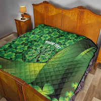 Personalised Ireland Darts Quilt Dartboard Irish Shamrock Pattern - Wonder Print Shop