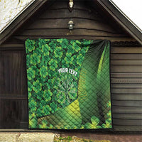 Personalised Ireland Darts Quilt Dartboard Irish Shamrock Pattern - Wonder Print Shop