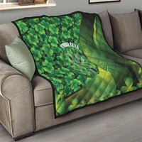 Personalised Ireland Darts Quilt Dartboard Irish Shamrock Pattern - Wonder Print Shop