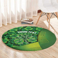 Personalised Ireland Darts Round Carpet Dartboard Irish Shamrock Pattern - Wonder Print Shop
