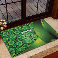 Personalised Ireland Darts Rubber Doormat Dartboard Irish Shamrock Pattern - Wonder Print Shop