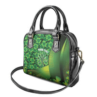 Personalised Ireland Darts Shoulder Handbag Dartboard Irish Shamrock Pattern - Wonder Print Shop