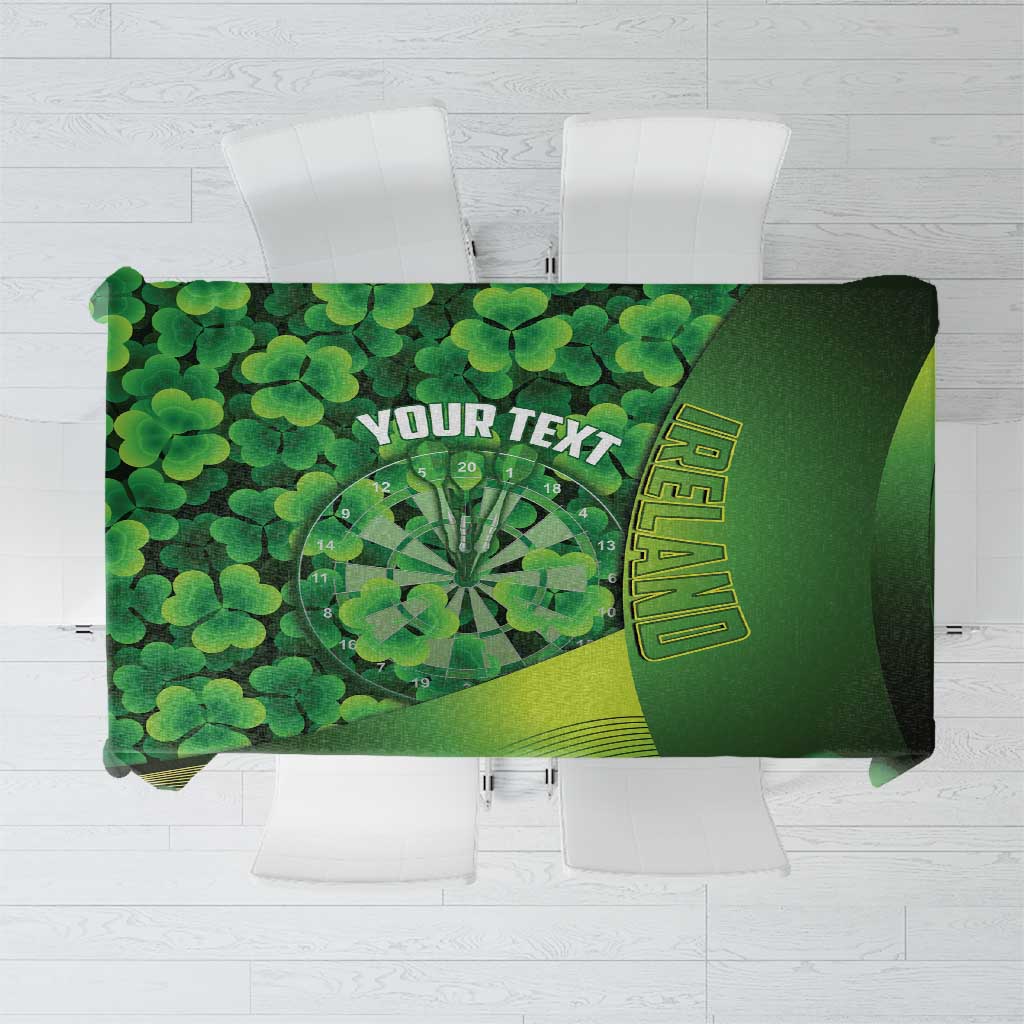Personalised Ireland Darts Tablecloth Dartboard Irish Shamrock Pattern - Wonder Print Shop
