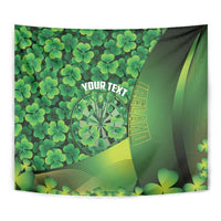 Personalised Ireland Darts Tapestry Dartboard Irish Shamrock Pattern - Wonder Print Shop
