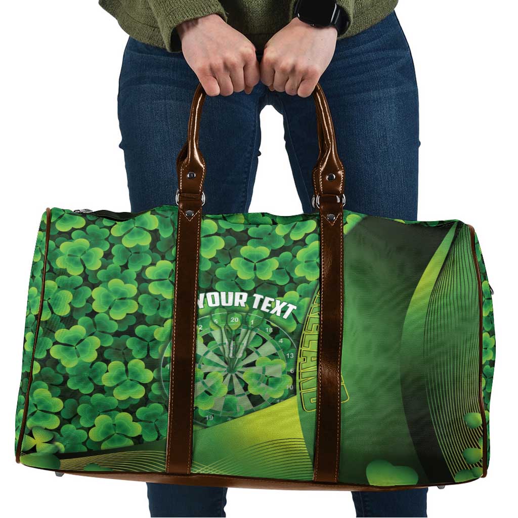 Personalised Ireland Darts Travel Bag Dartboard Irish Shamrock Pattern - Wonder Print Shop
