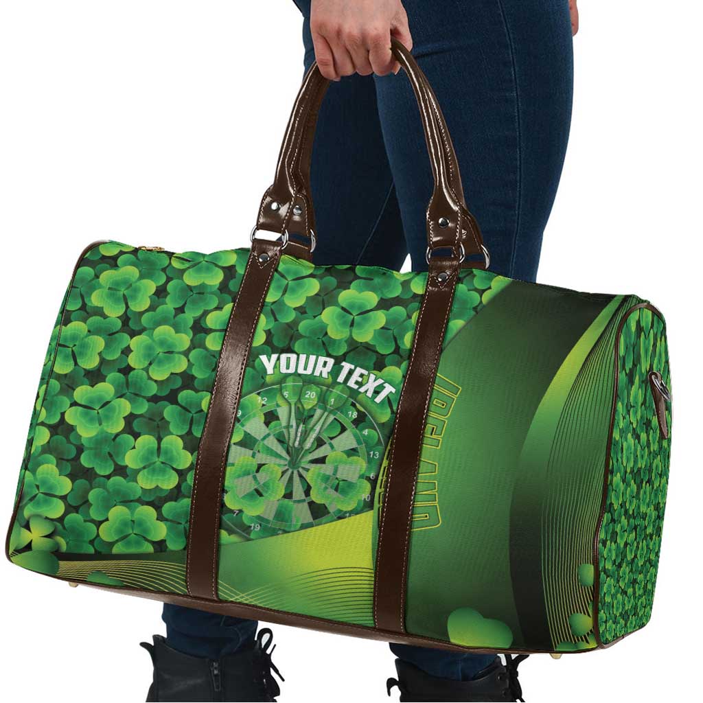 Personalised Ireland Darts Travel Bag Dartboard Irish Shamrock Pattern - Wonder Print Shop