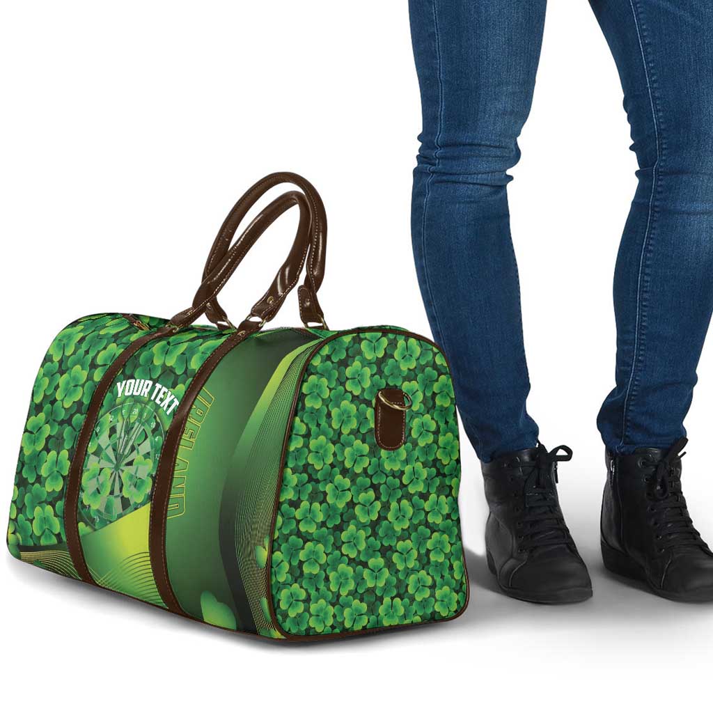 Personalised Ireland Darts Travel Bag Dartboard Irish Shamrock Pattern - Wonder Print Shop