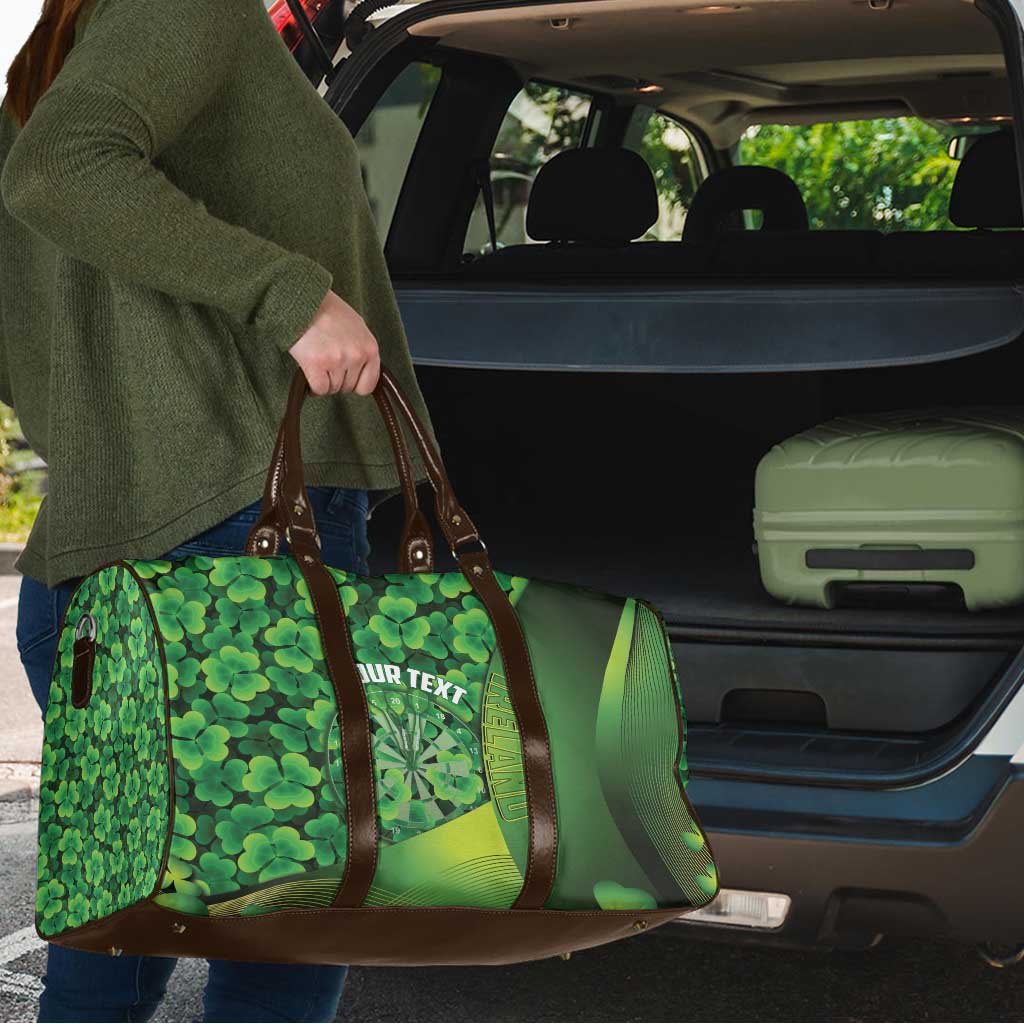 Personalised Ireland Darts Travel Bag Dartboard Irish Shamrock Pattern - Wonder Print Shop