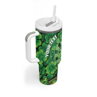 Personalised Ireland Darts Tumbler With Handle Dartboard Irish Shamrock Pattern - Wonder Print Shop