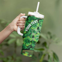 Personalised Ireland Darts Tumbler With Handle Dartboard Irish Shamrock Pattern - Wonder Print Shop