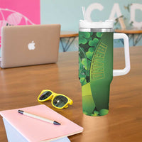Personalised Ireland Darts Tumbler With Handle Dartboard Irish Shamrock Pattern - Wonder Print Shop