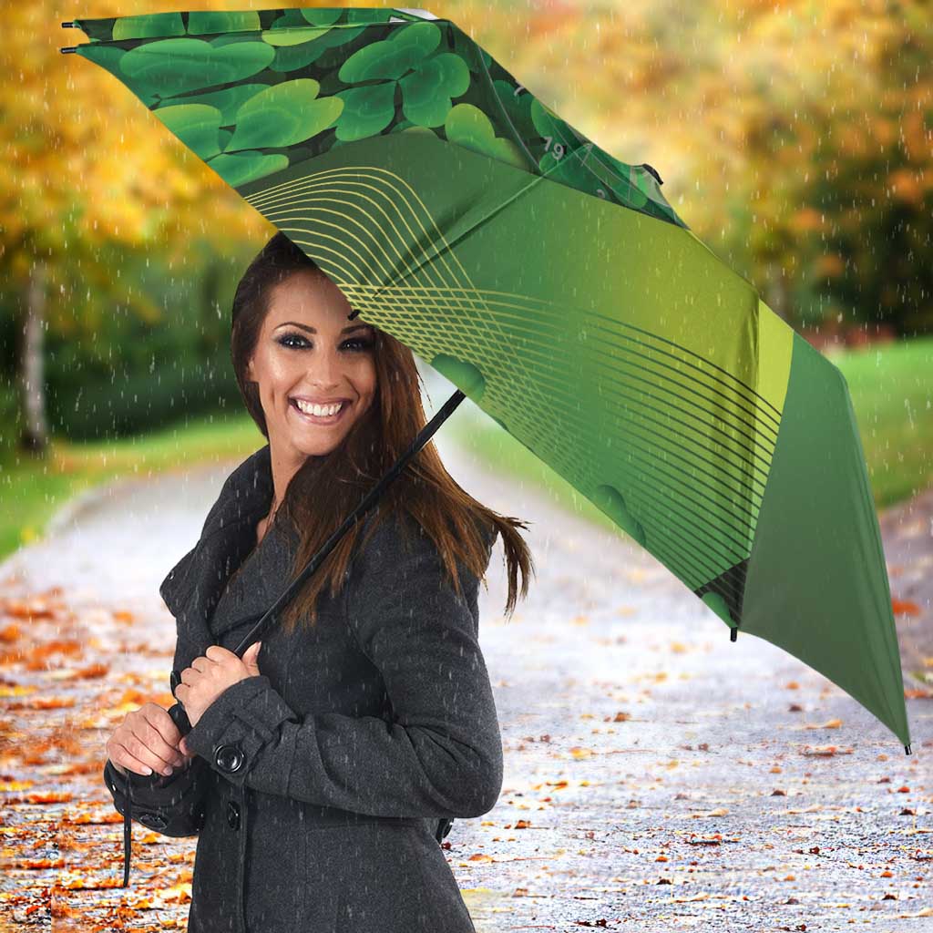 Personalised Ireland Darts Umbrella Dartboard Irish Shamrock Pattern - Wonder Print Shop