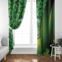 Personalised Ireland Darts Window Curtain Dartboard Irish Shamrock Pattern - Wonder Print Shop