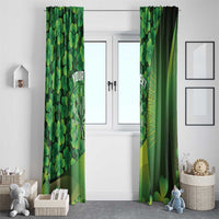 Personalised Ireland Darts Window Curtain Dartboard Irish Shamrock Pattern - Wonder Print Shop