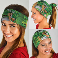 St Patrick's Day Ireland Rugby Custom Neck Gaiter Leprechaun Mascot Irish Shamrock Pattern - Wonder Print Shop