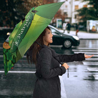 St Patrick's Day Ireland Rugby Custom Umbrella Leprechaun Mascot Irish Shamrock Pattern - Wonder Print Shop