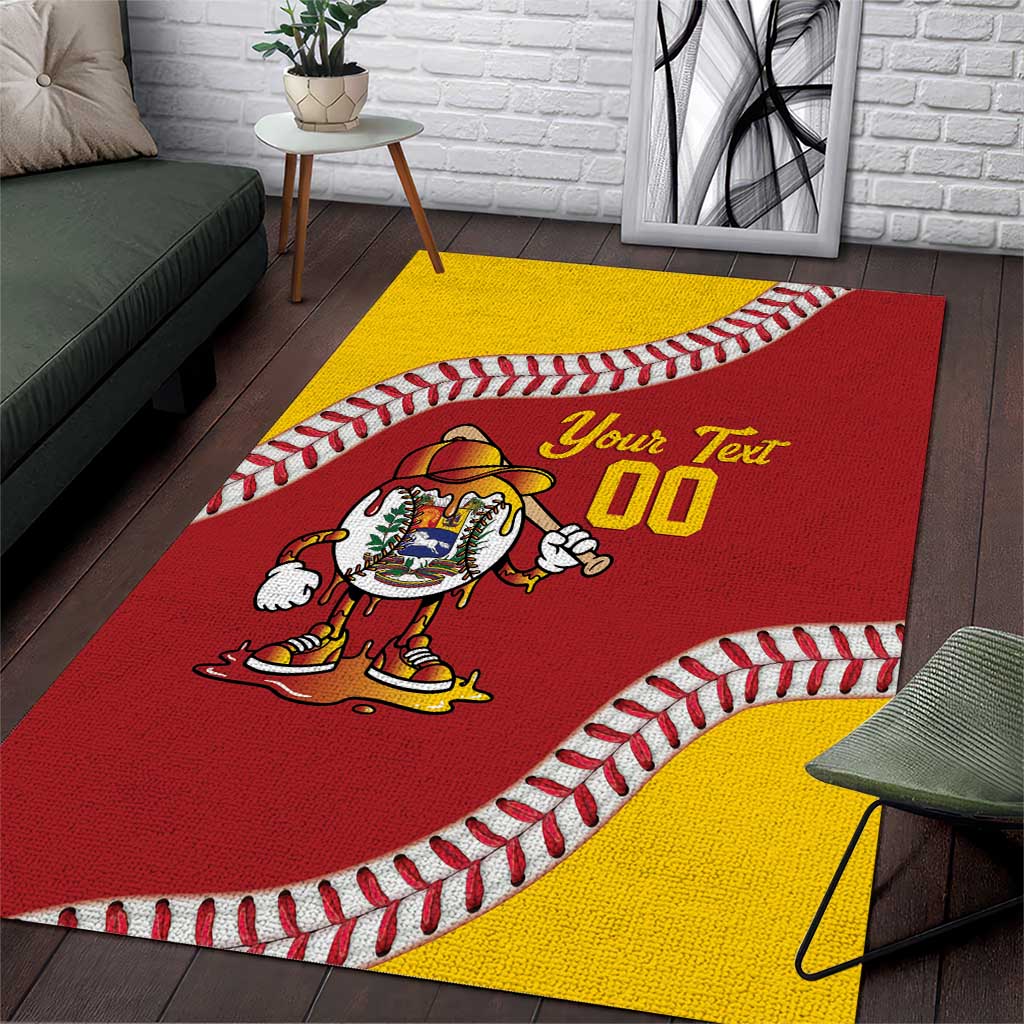 Venezuela 2026 Baseball Custom Area Rug Go Champions Drip Style