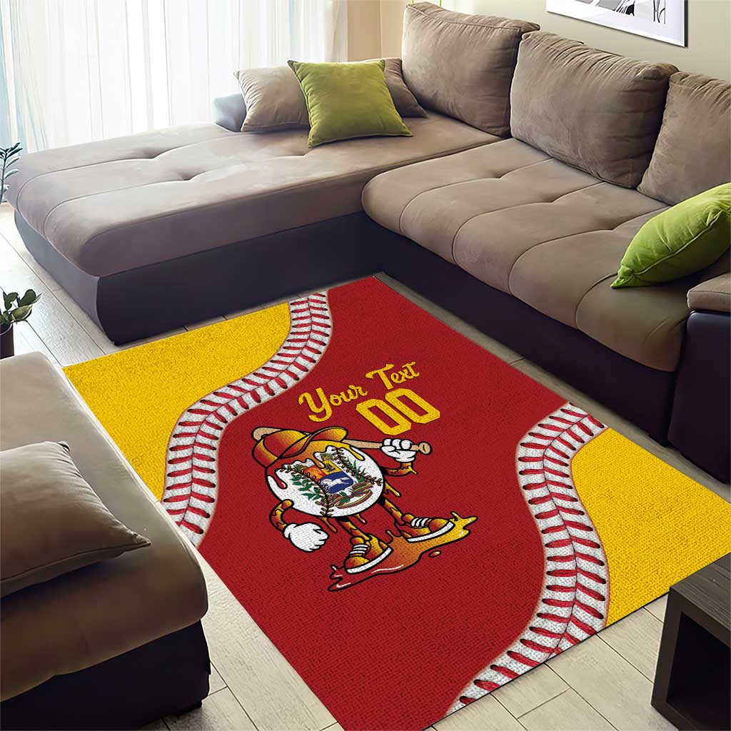 Venezuela 2026 Baseball Custom Area Rug Go Champions Drip Style