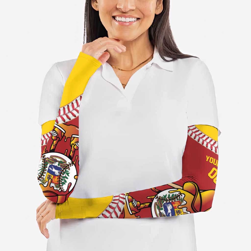 Venezuela 2026 Baseball Custom Arm Sleeves Go Champions Drip Style