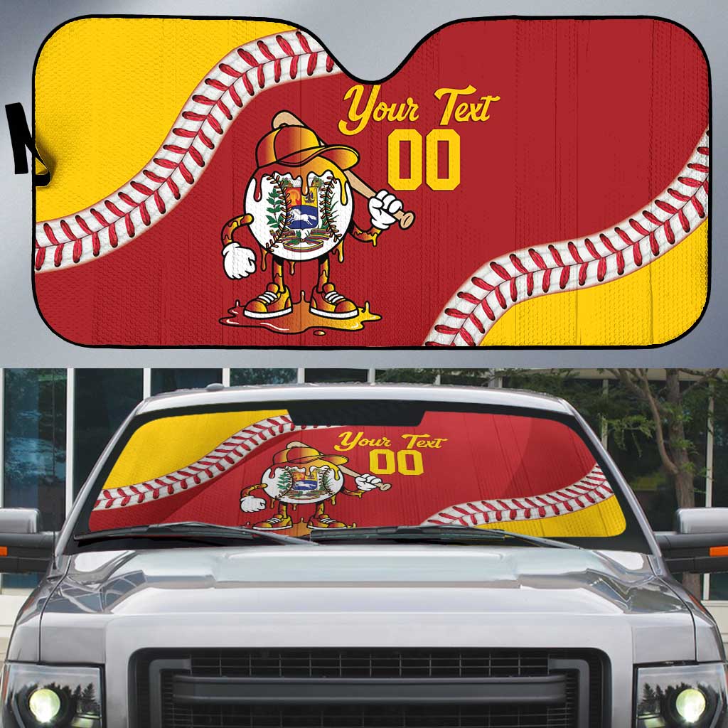 Venezuela 2026 Baseball Custom Auto Sun Shade Go Champions Drip Style