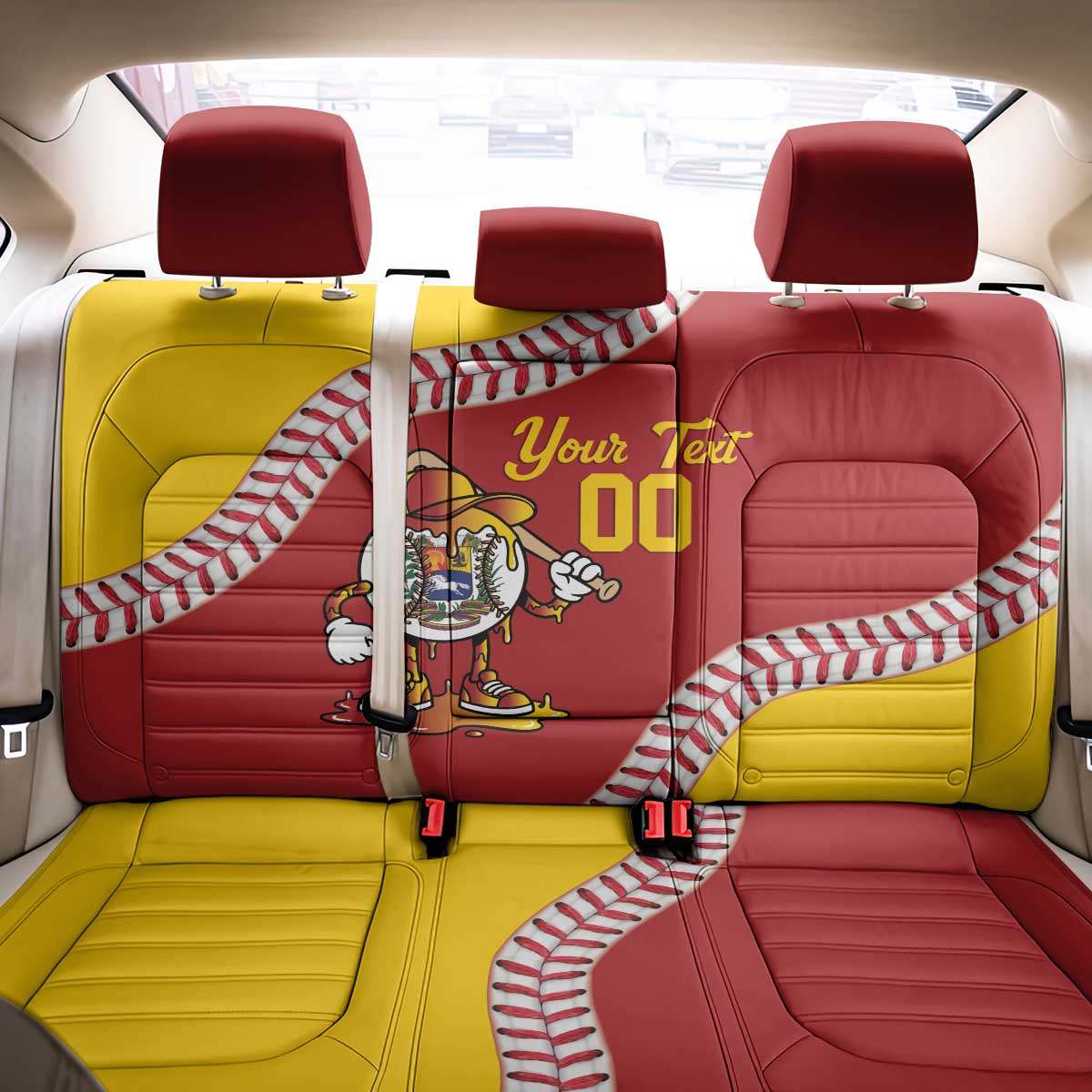 Venezuela 2026 Baseball Custom Back Car Seat Cover Go Champions Drip Style