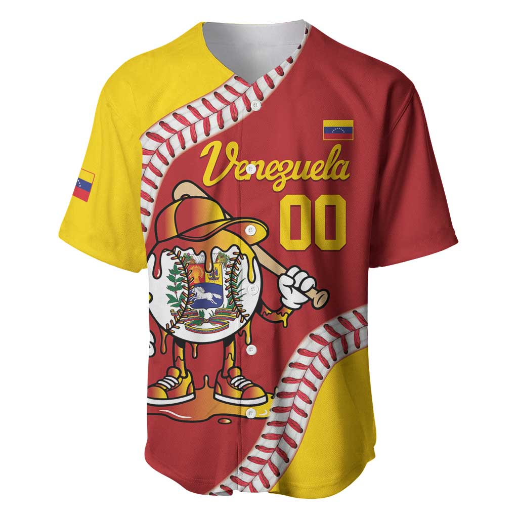 Venezuela 2026 Baseball Custom Baseball Jersey Go Champions Drip Style