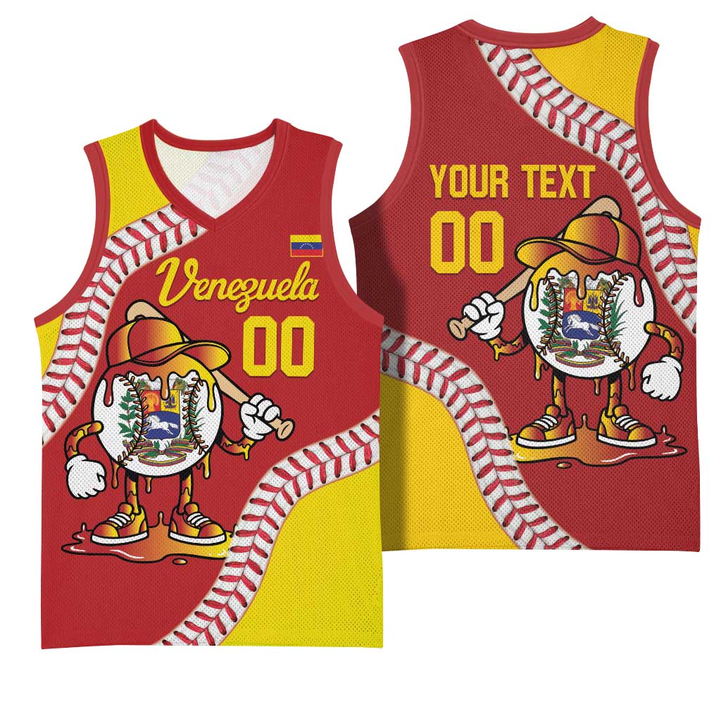 Venezuela 2026 Baseball Custom Basketball Jersey Go Champions Drip Style