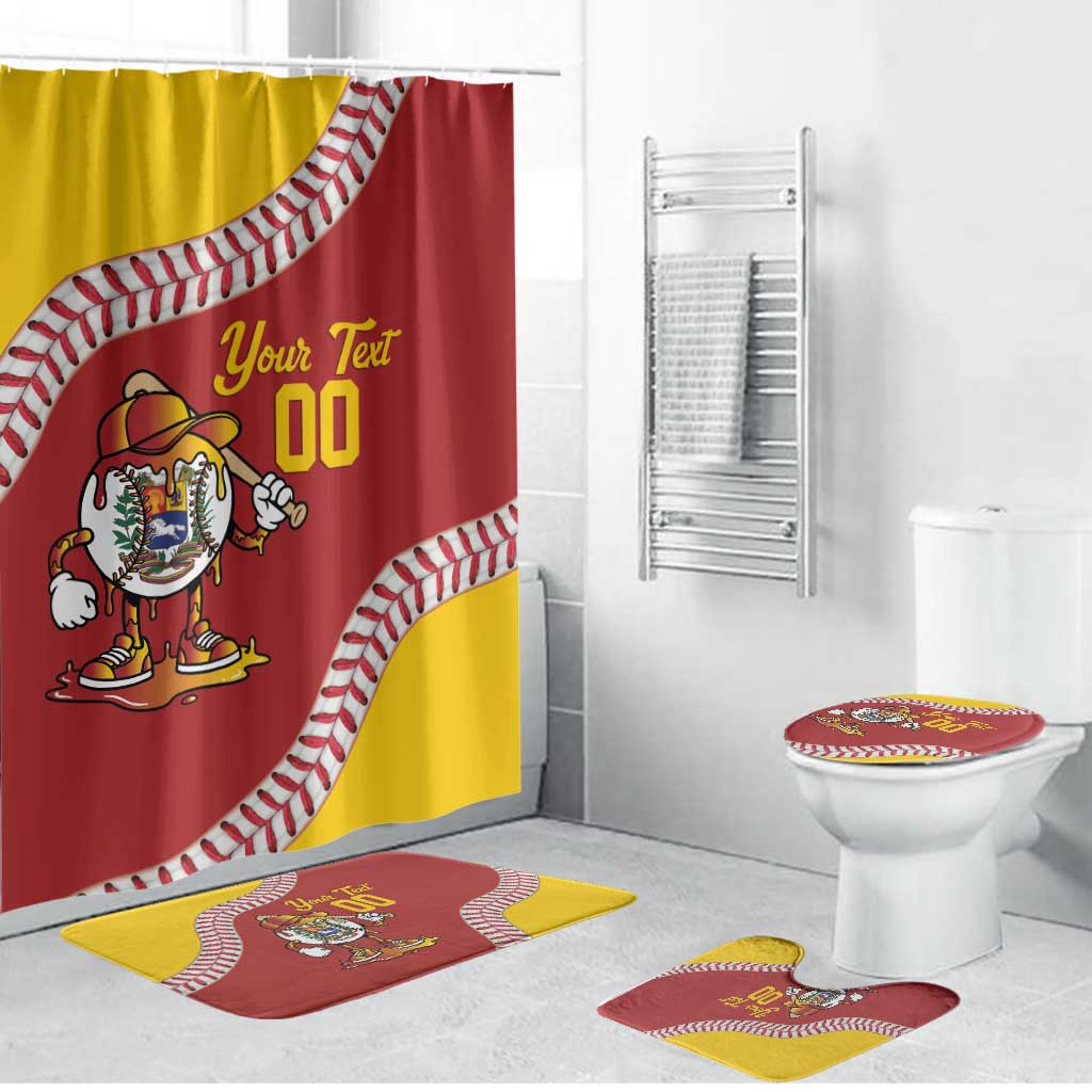 Venezuela 2026 Baseball Custom Bathroom Set Go Champions Drip Style