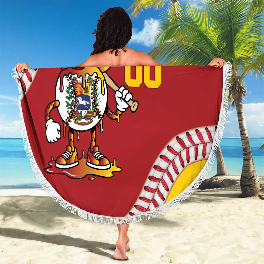 Venezuela 2026 Baseball Custom Beach Blanket Go Champions Drip Style