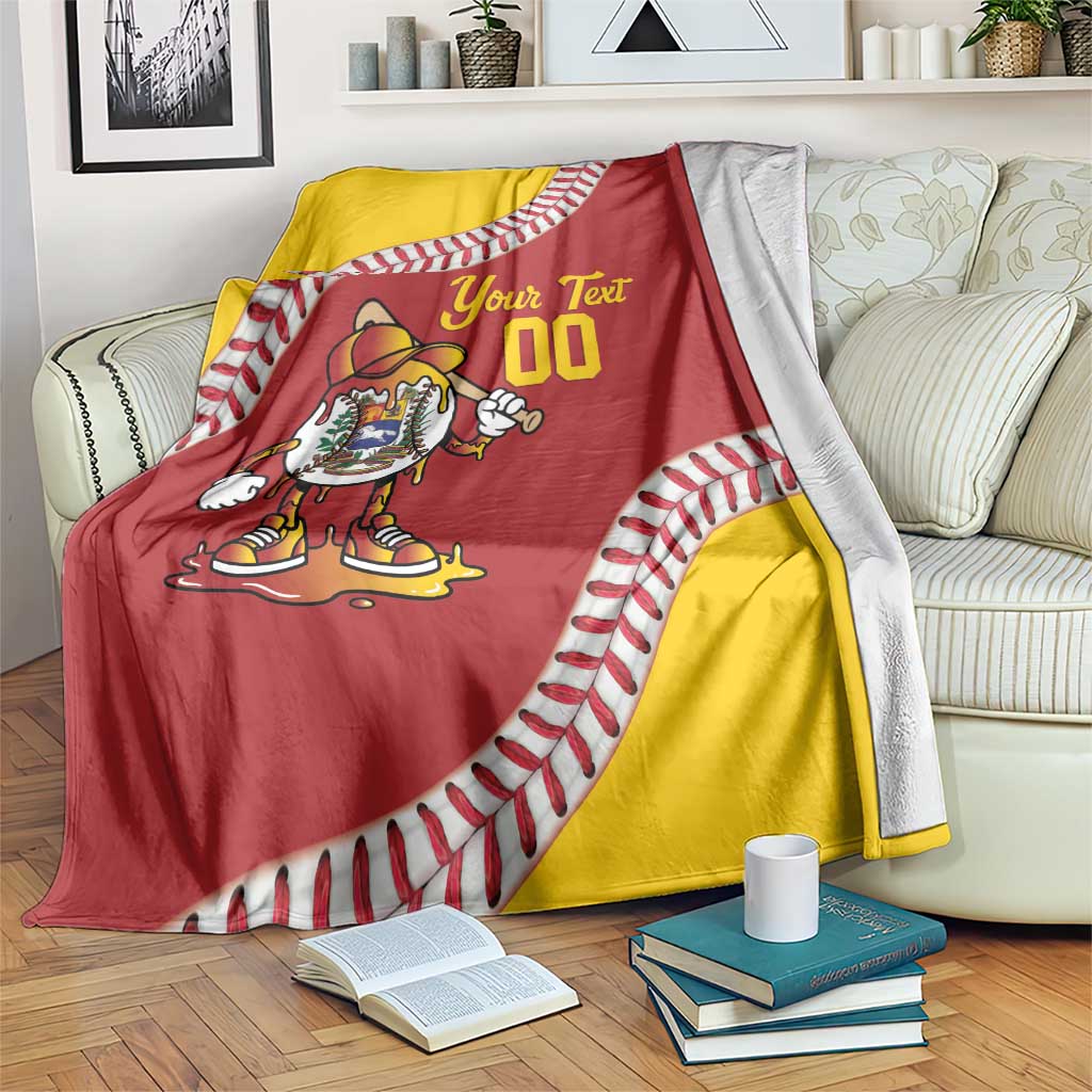 Venezuela 2026 Baseball Custom Blanket Go Champions Drip Style