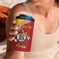 Venezuela 2026 Baseball Custom 4 in 1 Can Cooler Tumbler Go Champions Drip Style