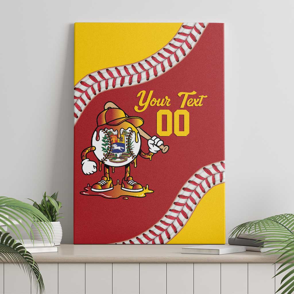 Venezuela 2026 Baseball Custom Canvas Wall Art Go Champions Drip Style