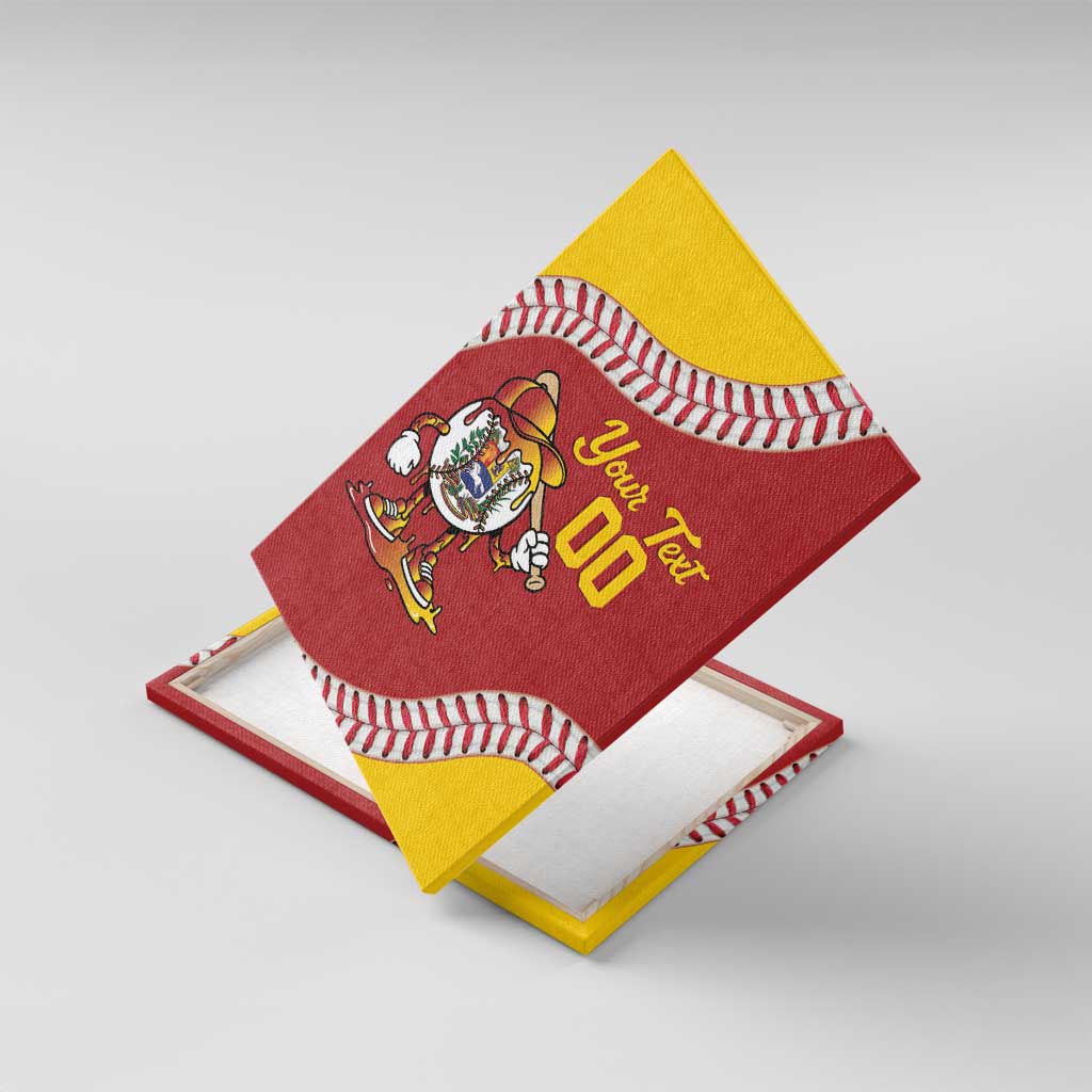 Venezuela 2026 Baseball Custom Canvas Wall Art Go Champions Drip Style