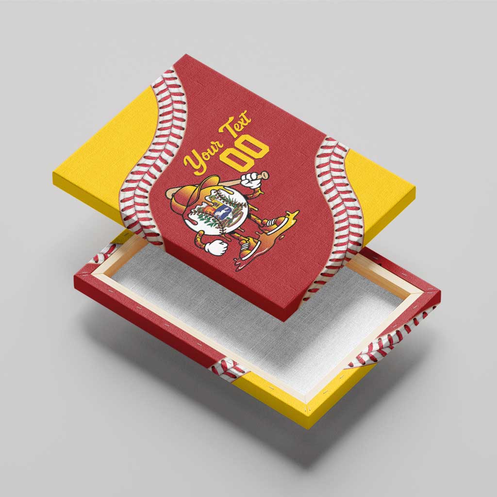 Venezuela 2026 Baseball Custom Canvas Wall Art Go Champions Drip Style