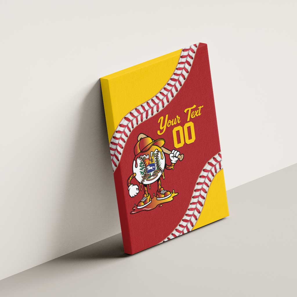 Venezuela 2026 Baseball Custom Canvas Wall Art Go Champions Drip Style