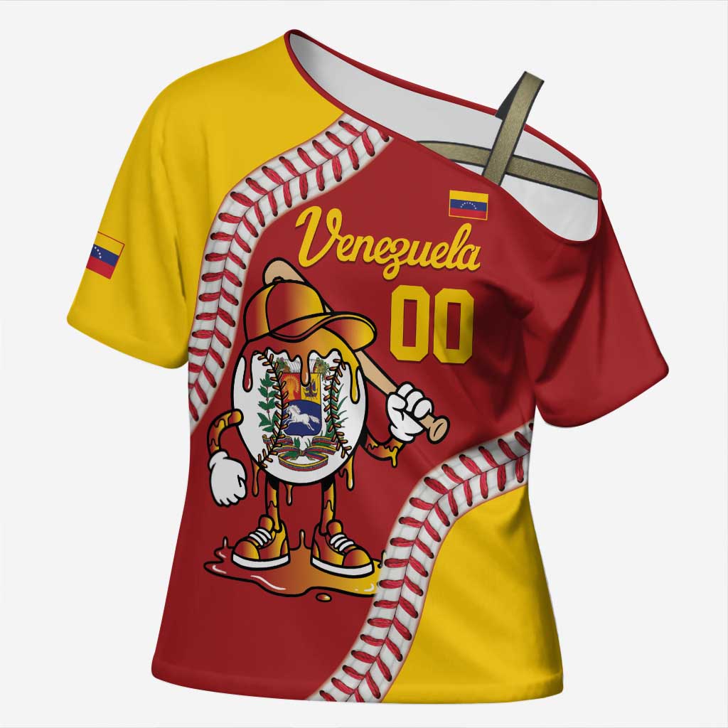 Venezuela 2026 Baseball Custom Cross Shoulder Shirt Go Champions Drip Style